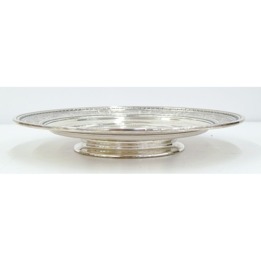International ''Wedgwood'' Sterling Pedestal Serving Tray 11.5''