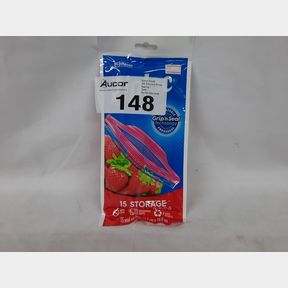 ZIPLOC MEDIUM STORAGE BAGS 15 S - ZIPLOC MEDIUM SEAL TOP STORAGE BAGS - STRONG ENOUGH TO USE AGAIN- FILL USE REPEAT