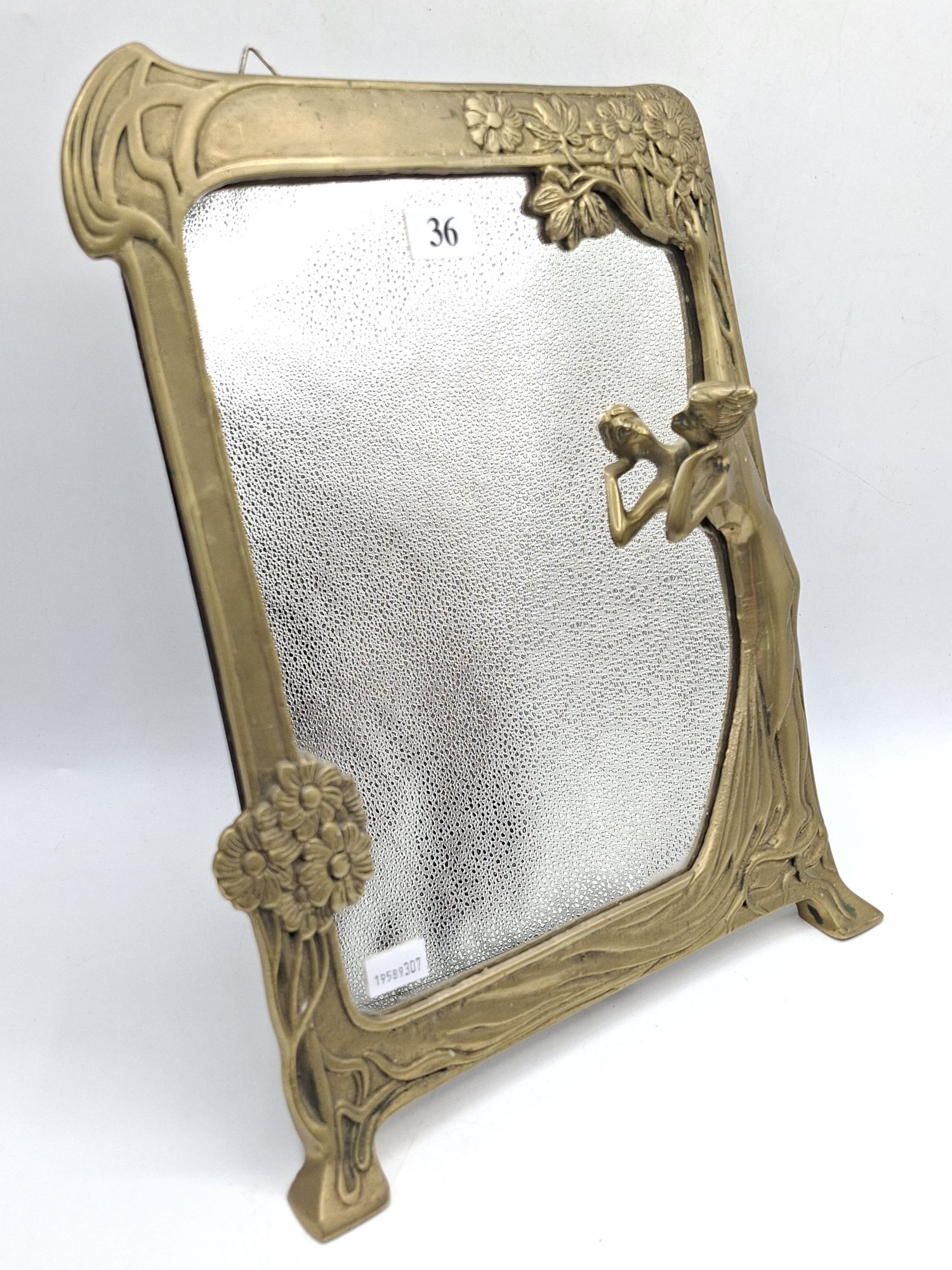 Brass Table Top Mirror