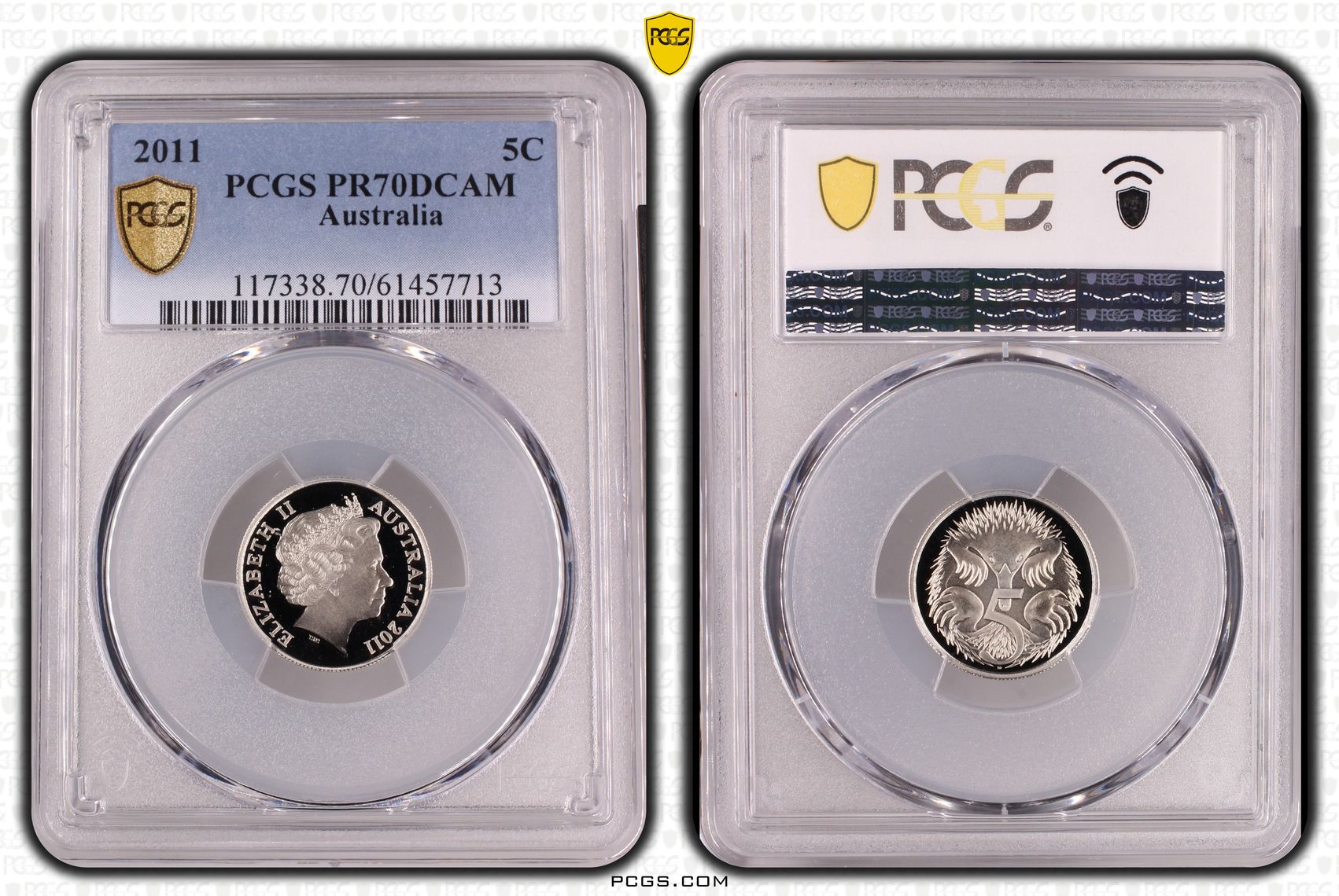 Five Cent, 2011, PCGS PR70DCAM