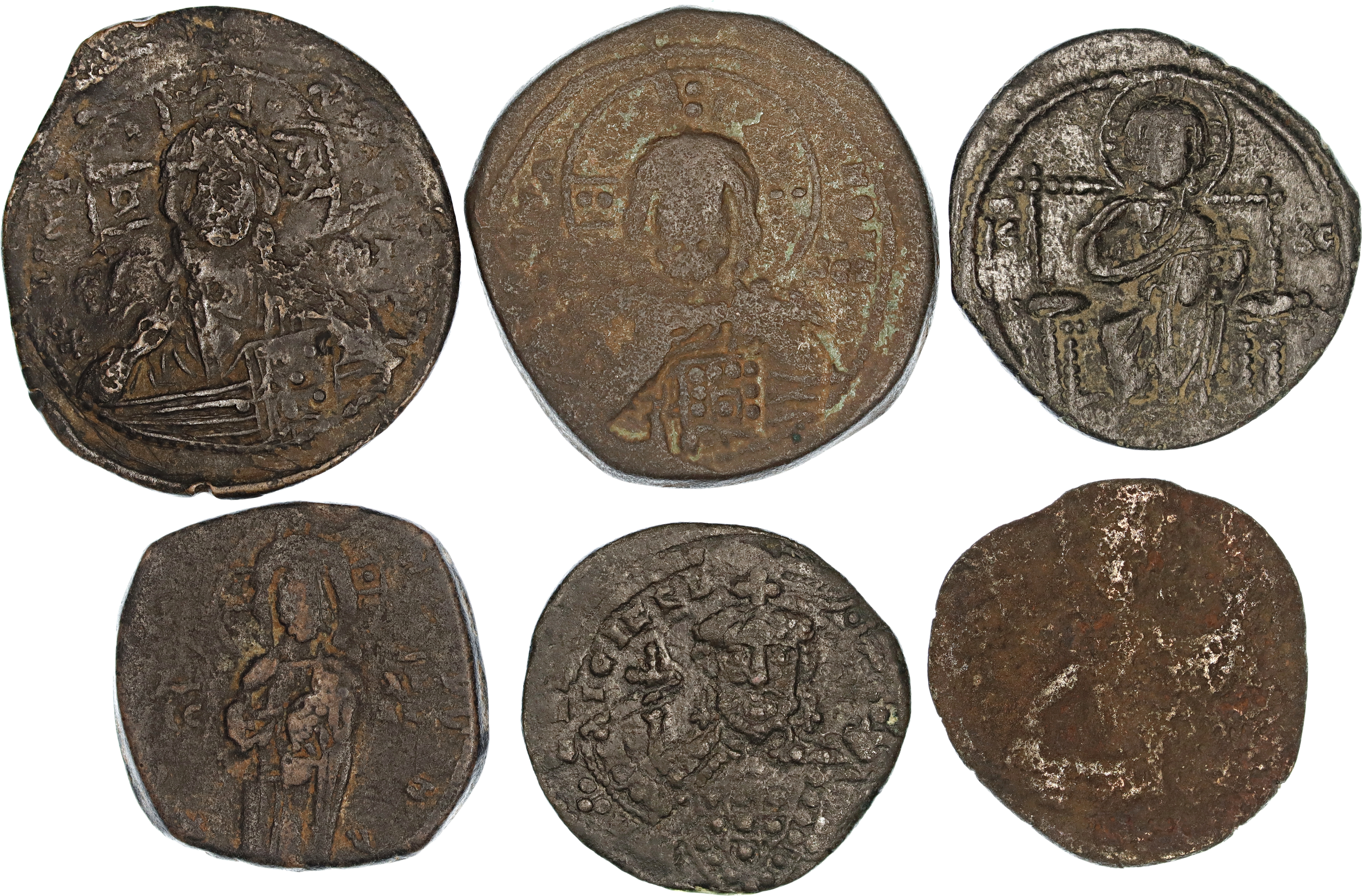 Byzantine Empire, Nicephorus II - Constantine IX, Æ, 9th - 11th Century AD, nF-nVF