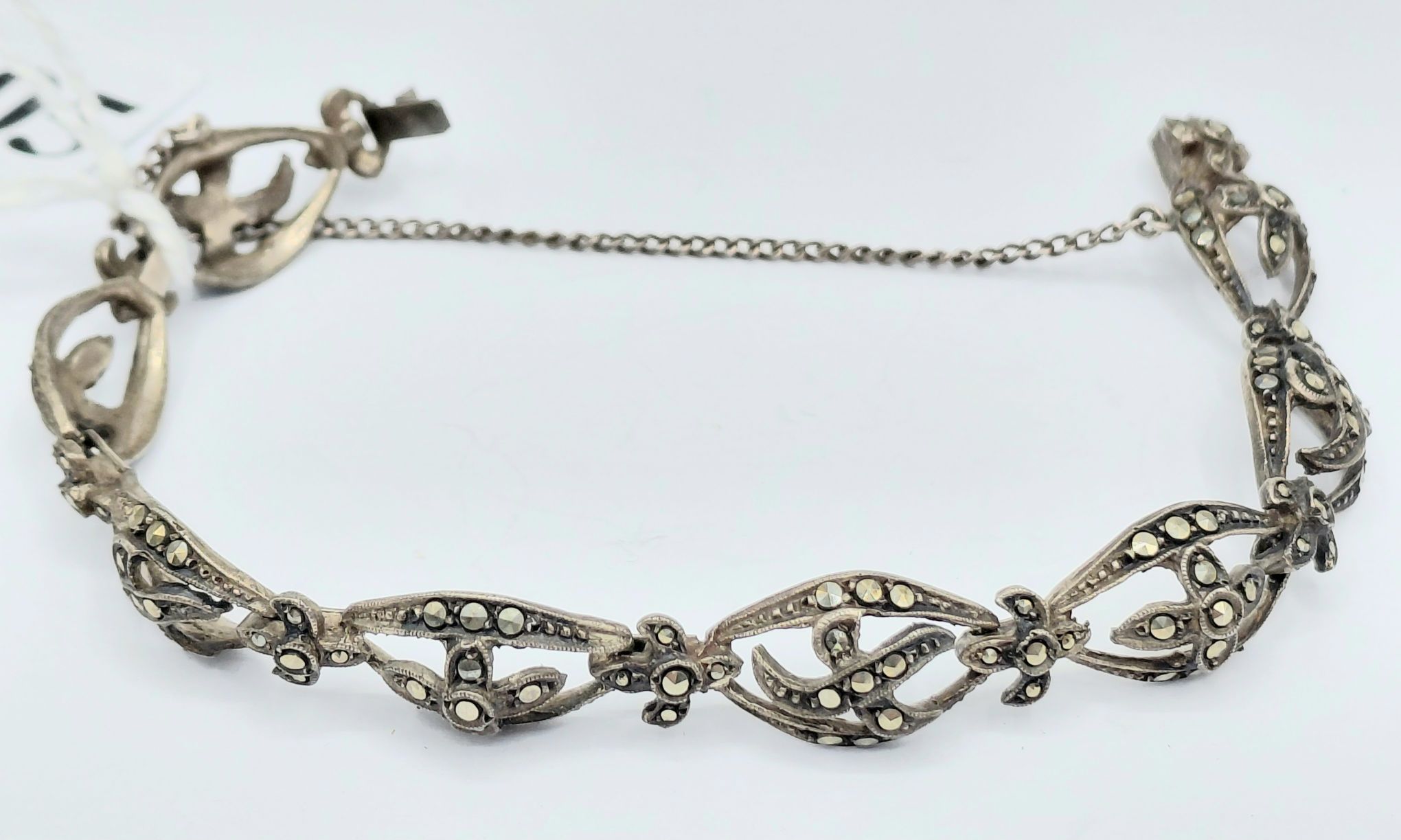 Sterling Silver Marcasite Bracelet
