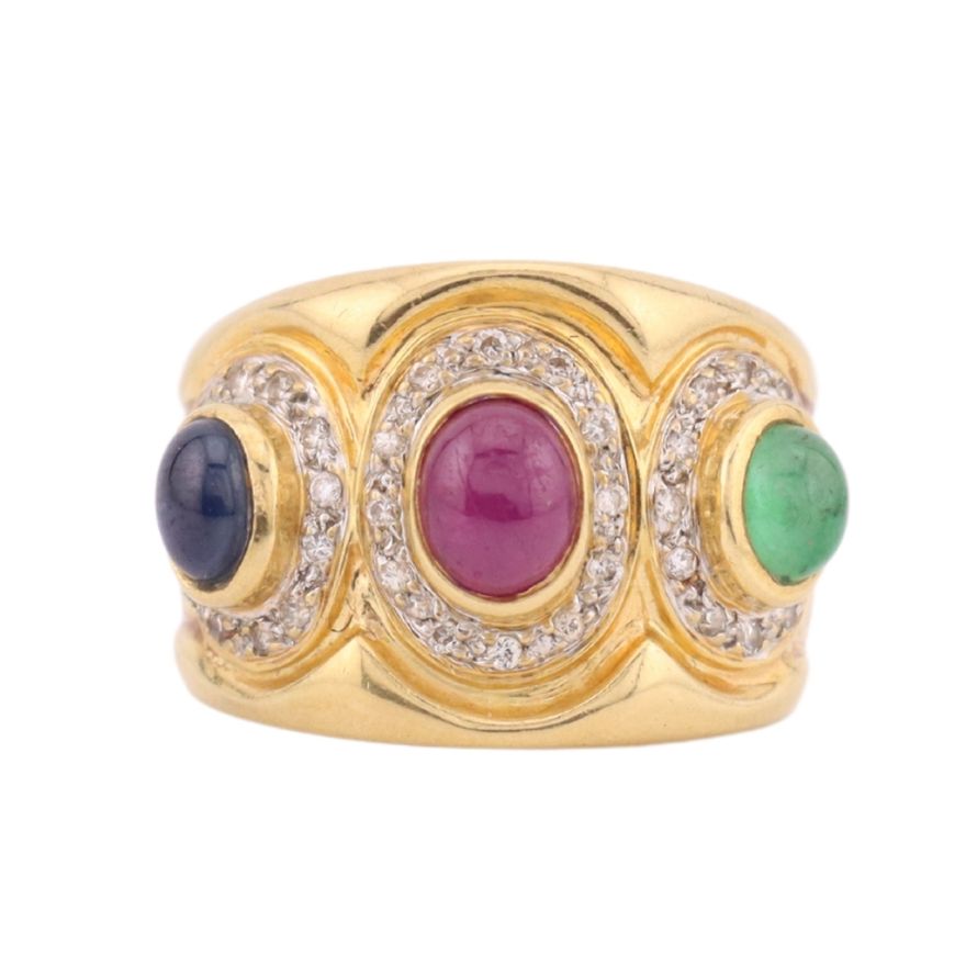 Anillo estilo Bvlgari