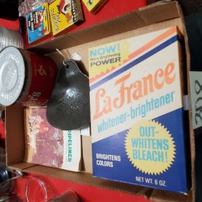 Metal folgers can, cream seperator, product box