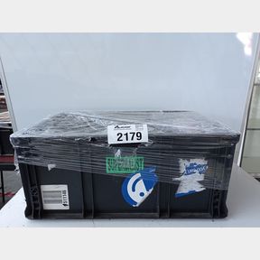 TOTE OF ASSORTED GOODS''THESE ITEMS MAY INCLUDE OPEN BOX- DEFECTIVE OR INCOMPLETE ITEMS'' BUYERS BEWARE!(PLASTIC CRATE NOT FOR SALE)