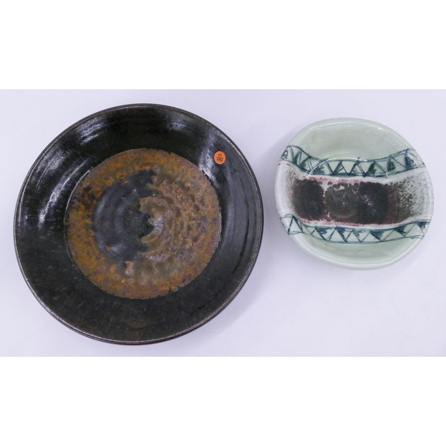 2pc NW Studio Pottery Bowls- Largest 13''
