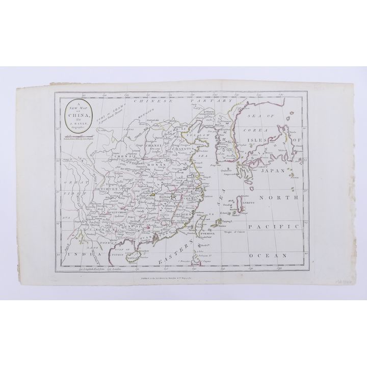 Bayly, A New Map of China. 1782