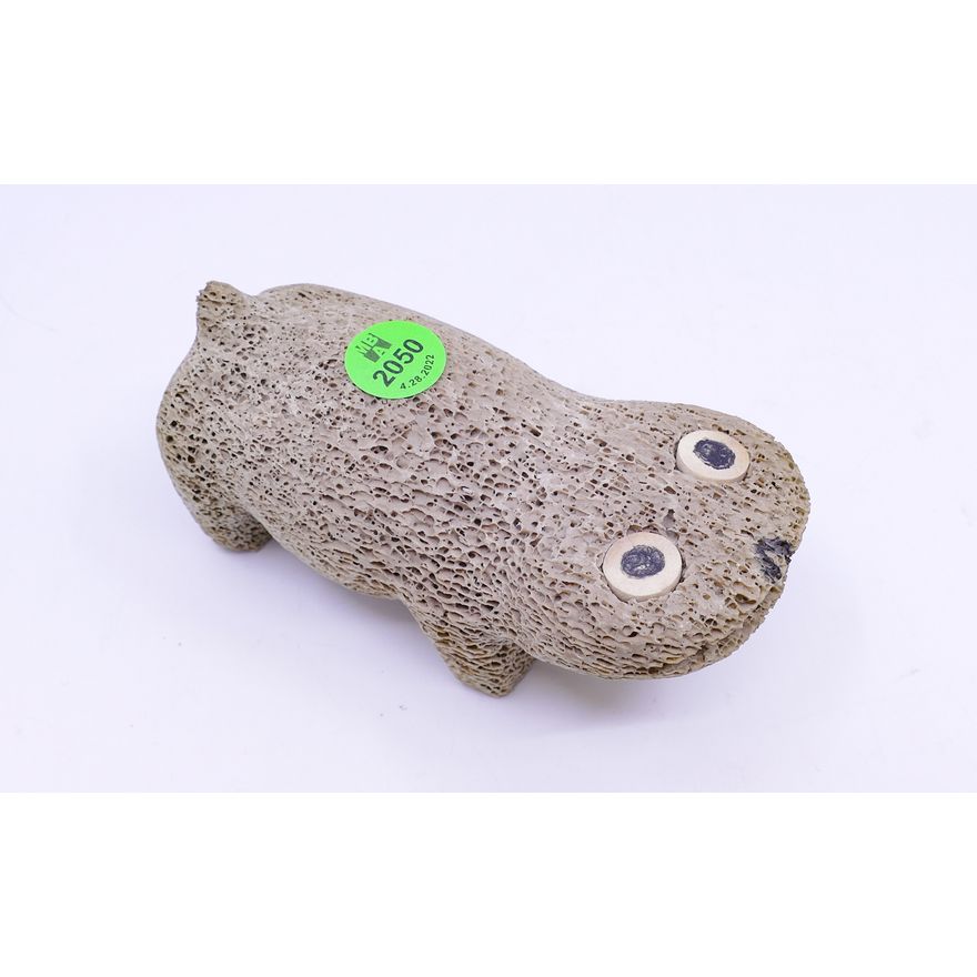 Vintage Inuit Whale Bone Critter Carving- 5''