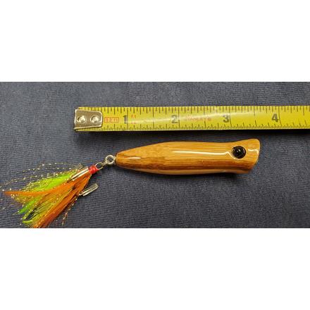 Handmade exotic wood fishing lure