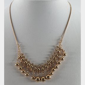GOLD PLATED FANCY CHAIN WITH PENDANT 11 GRAM - 51929/12686