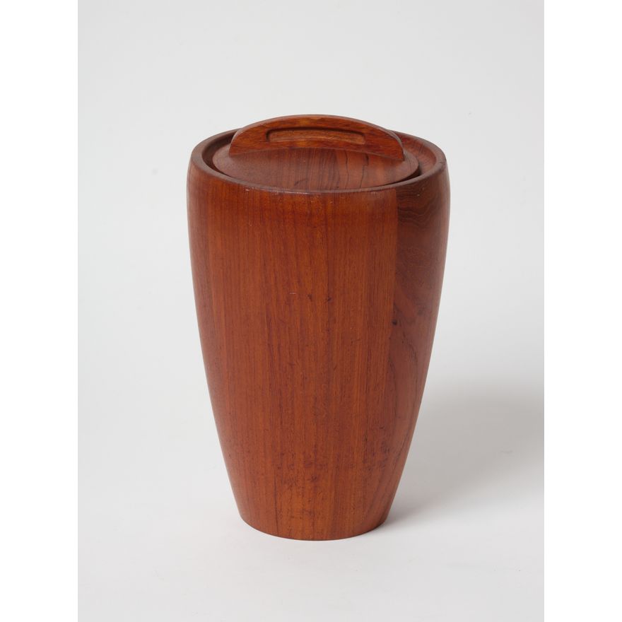 Jens Quistgaard (Denmark, 1919 - 2008) for Dansk - A Danish teak lidded ice bucket