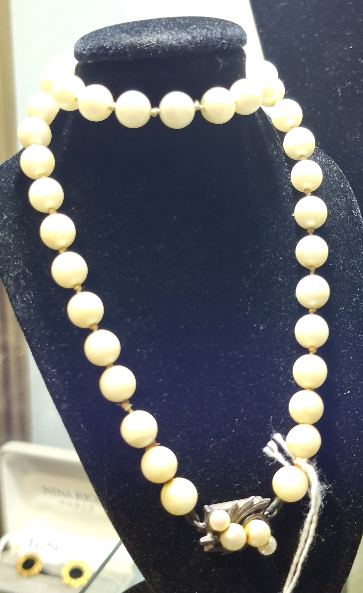 Art Deco Faux Pearl Necklace