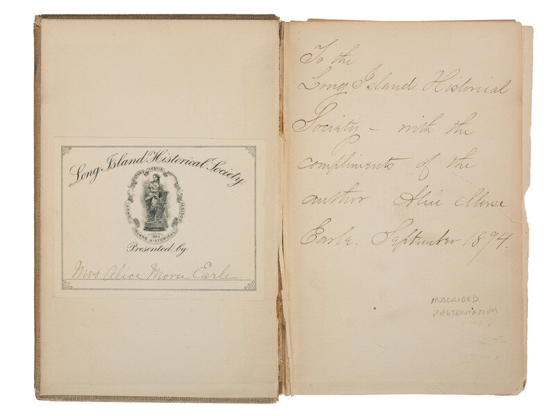 18th Century Americana 
﻿[EARLE, Alice Morse (1851-1911), editor]. Diary of Anna Green Winslow. Boston and New York: Houghton Mifflin, 1894. 