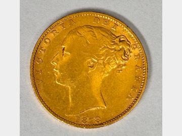 1878 VICTORIA SYDNEY MINT SHIELD GOLD SOVEREIGN