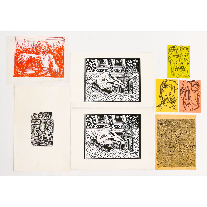 8pc Assorted Artworks - Various artists
