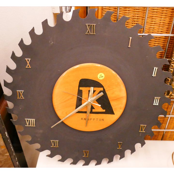 Knappton Saw Blade Clock- 20''