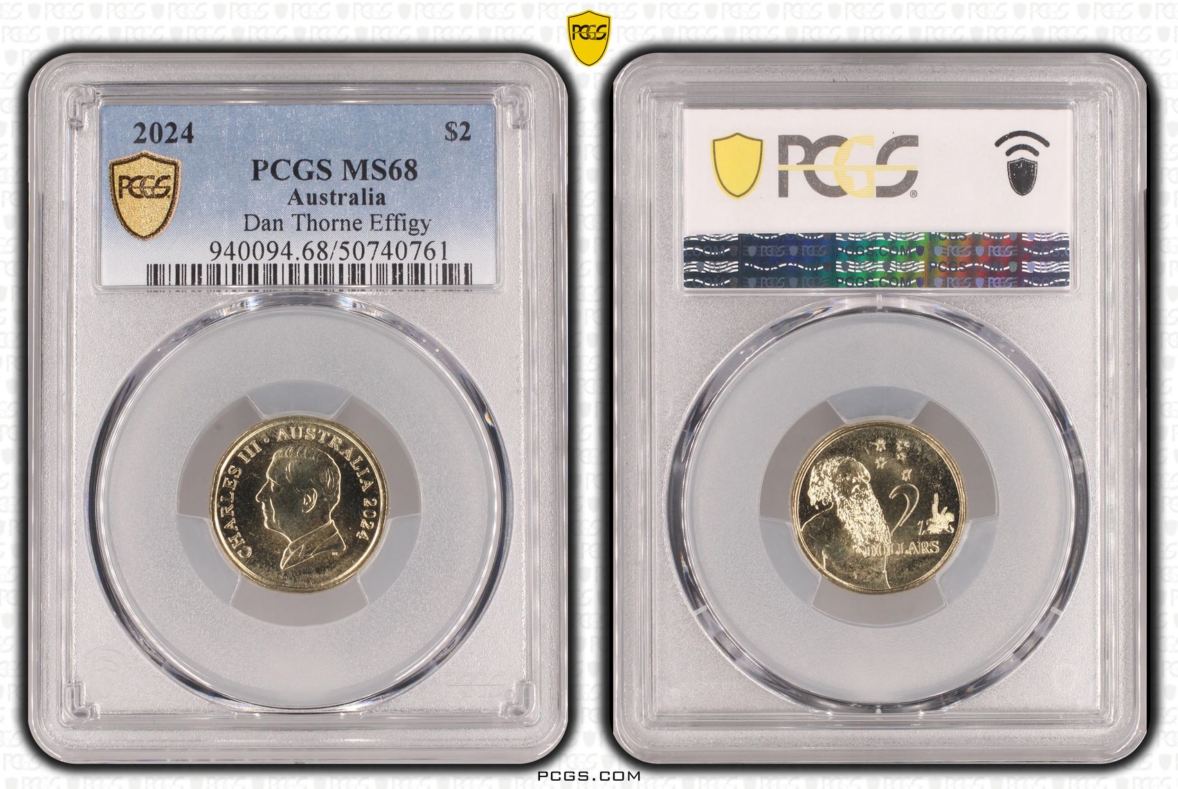 Dan Thorne Effigy , Two Dollar, 2024, PCGS MS68