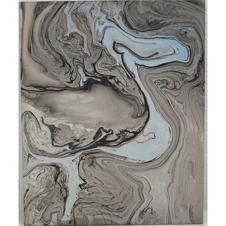 UNFRAMED OIL ON CANVAS