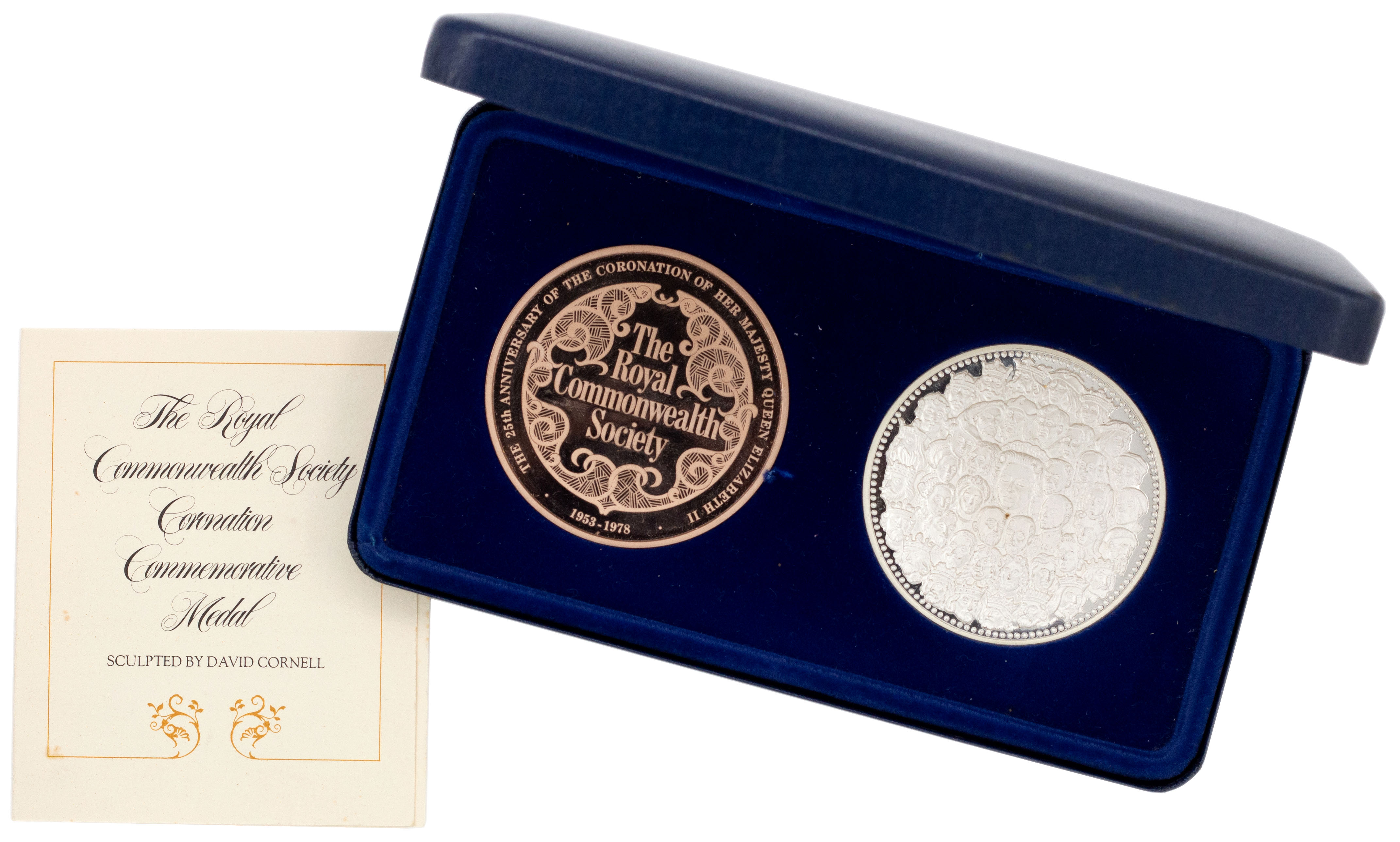 Great Britain, Royal Commonwealth Society Coronation Commemorative Medals, 1978, FDC