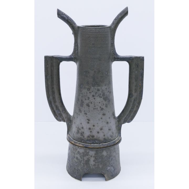 Anne Hirondelle ''Vessel with Stand'' Ceramic