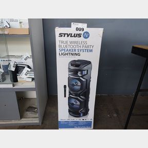 STYLUS TRUE WIRELESS BT PARTY SPEAKER SYSTEM-LIGHTNING