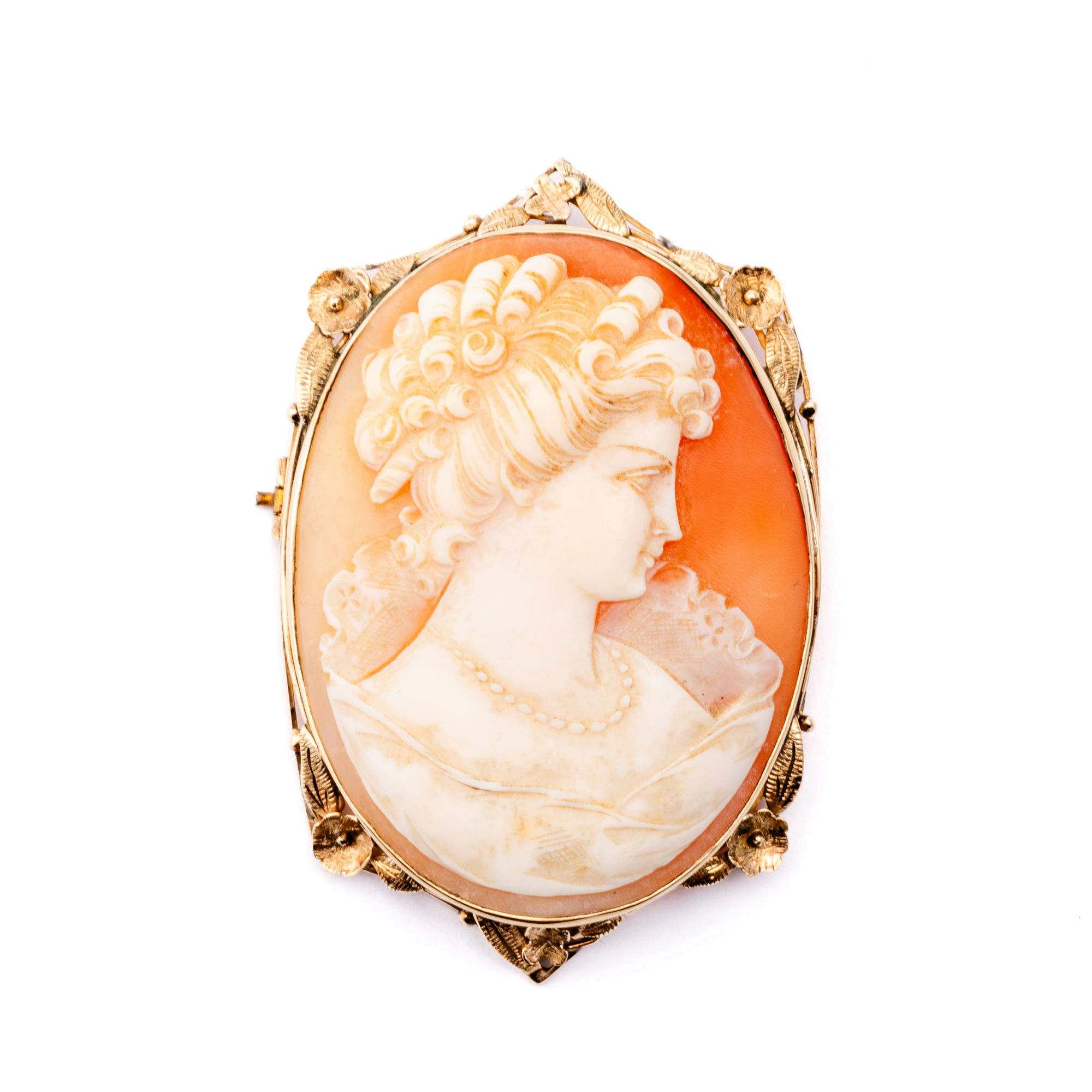 Cameo Brooch 9ct Gold,