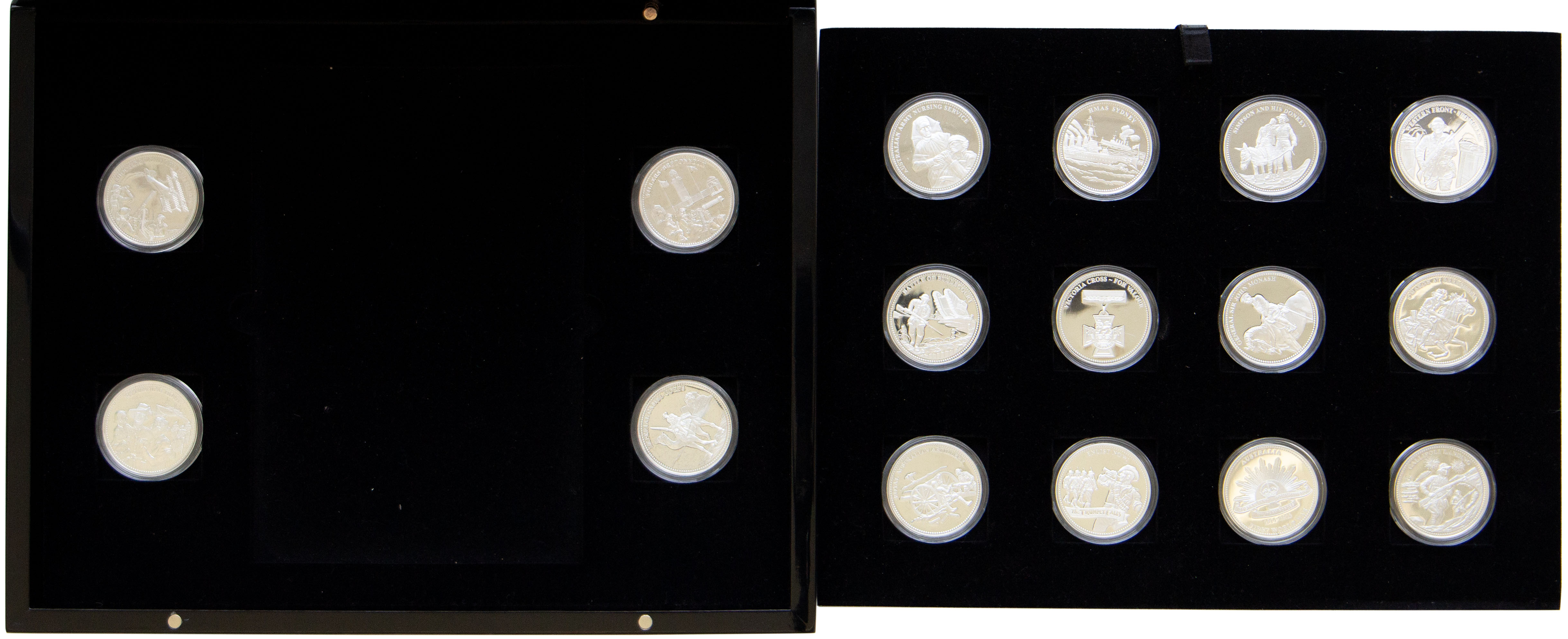 341 · Silver Proof Medals, FDC