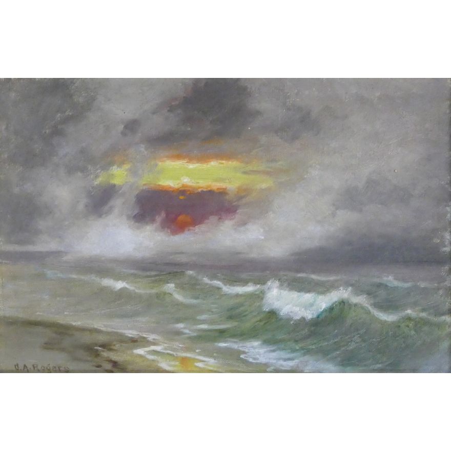 C.A. Rogers ''Approaching Storm'' Oil