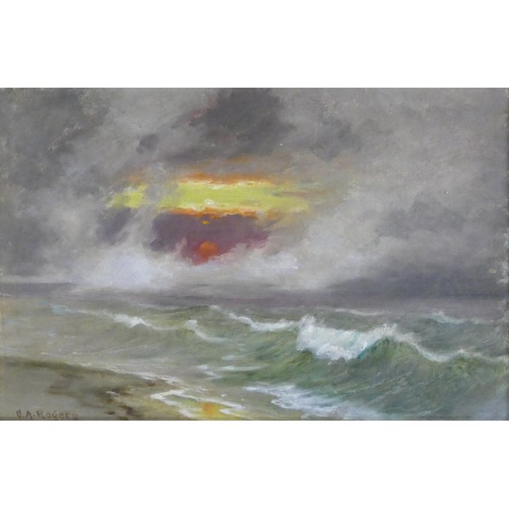 C.A. Rogers ''Approaching Storm'' Oil