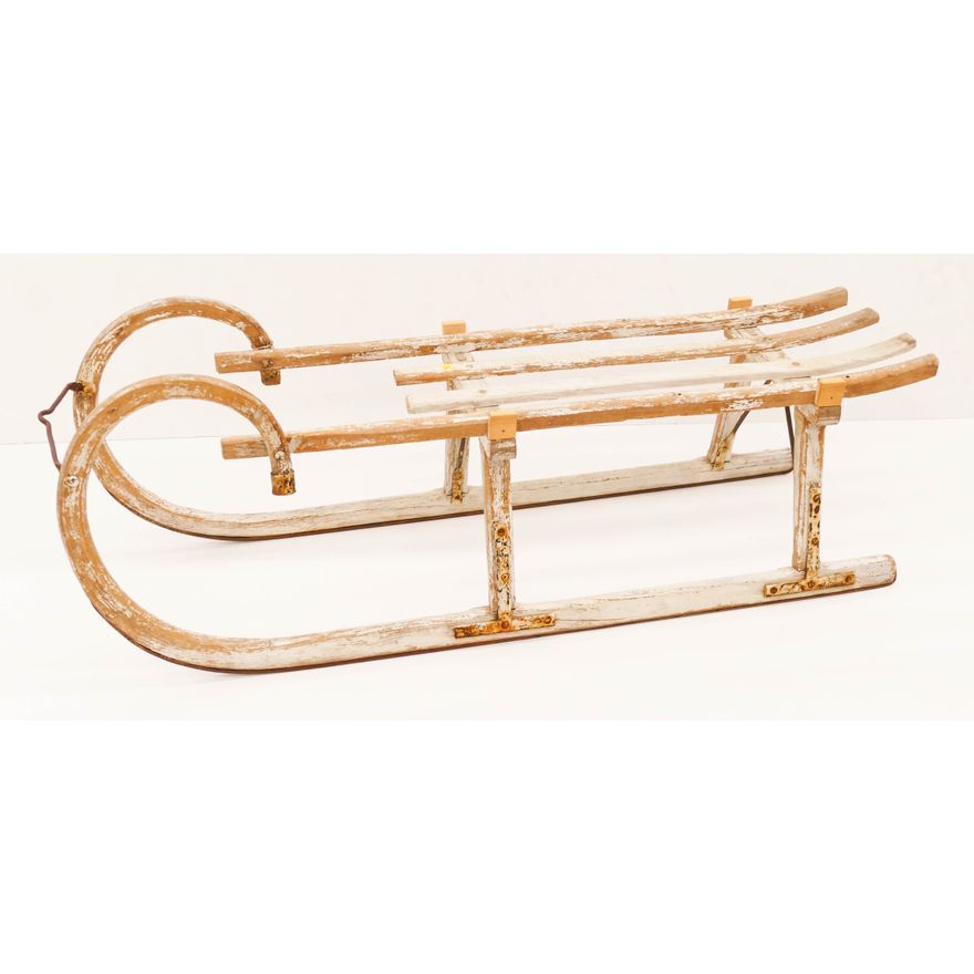 Antique Painted Sled- 18x53''