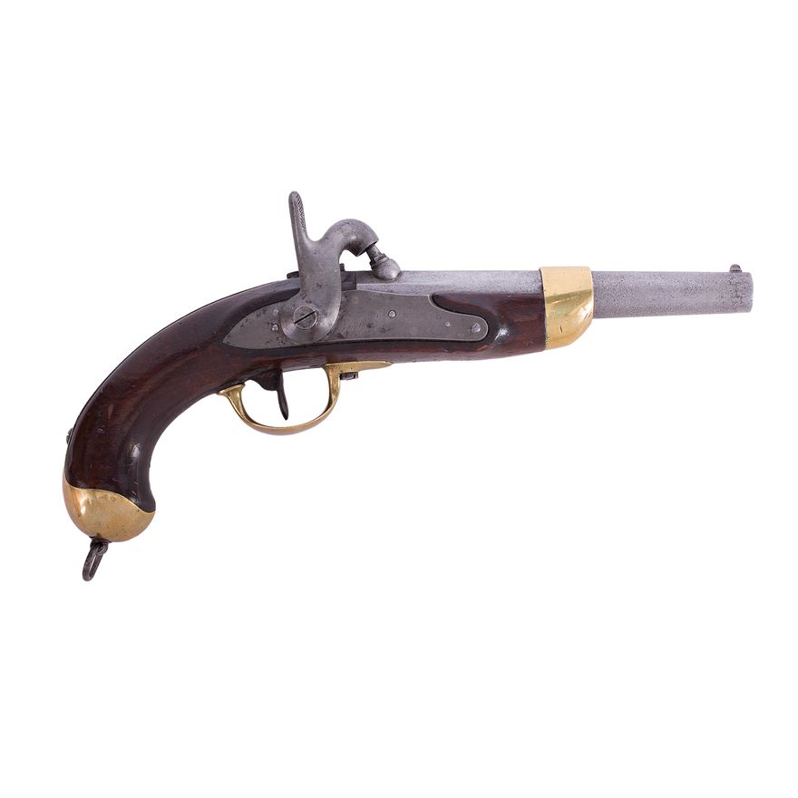 Pistolet kapiszonowy kawaleryjski, Francja, model 1822T Bis