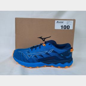MIZUNO MEN S WAVE DAICHI 7 TRAIL RUNNING SHOES - CLOISONNE - BLUE - MEN UK 9 ADVANCED -