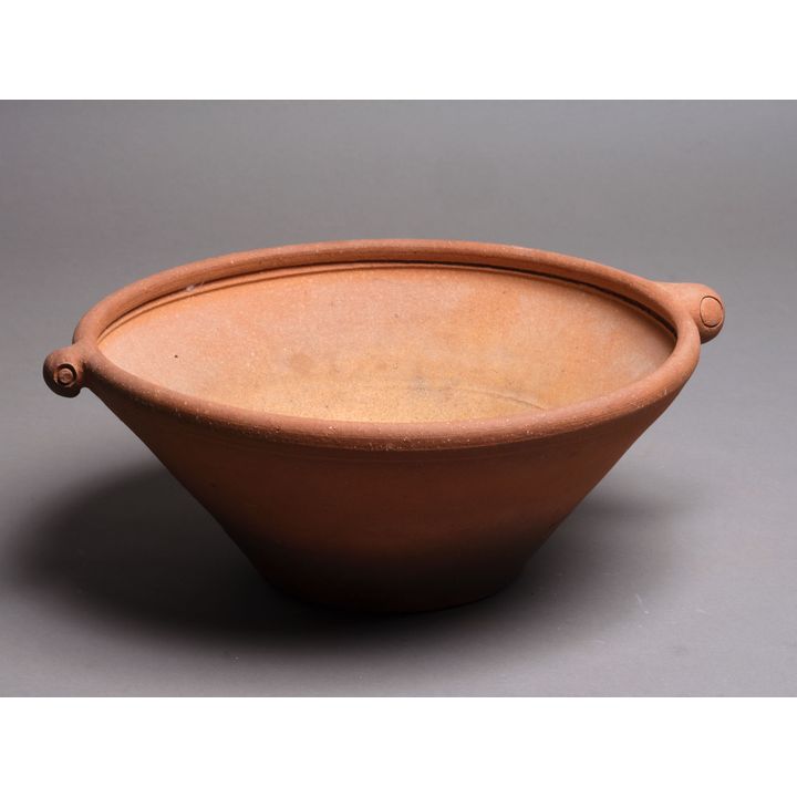 Len Castle - Rare large terracotta bowl