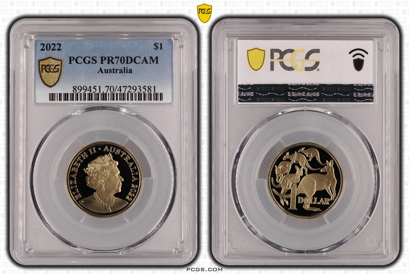 One Dollar, 2022, PCGS PR70DCAM