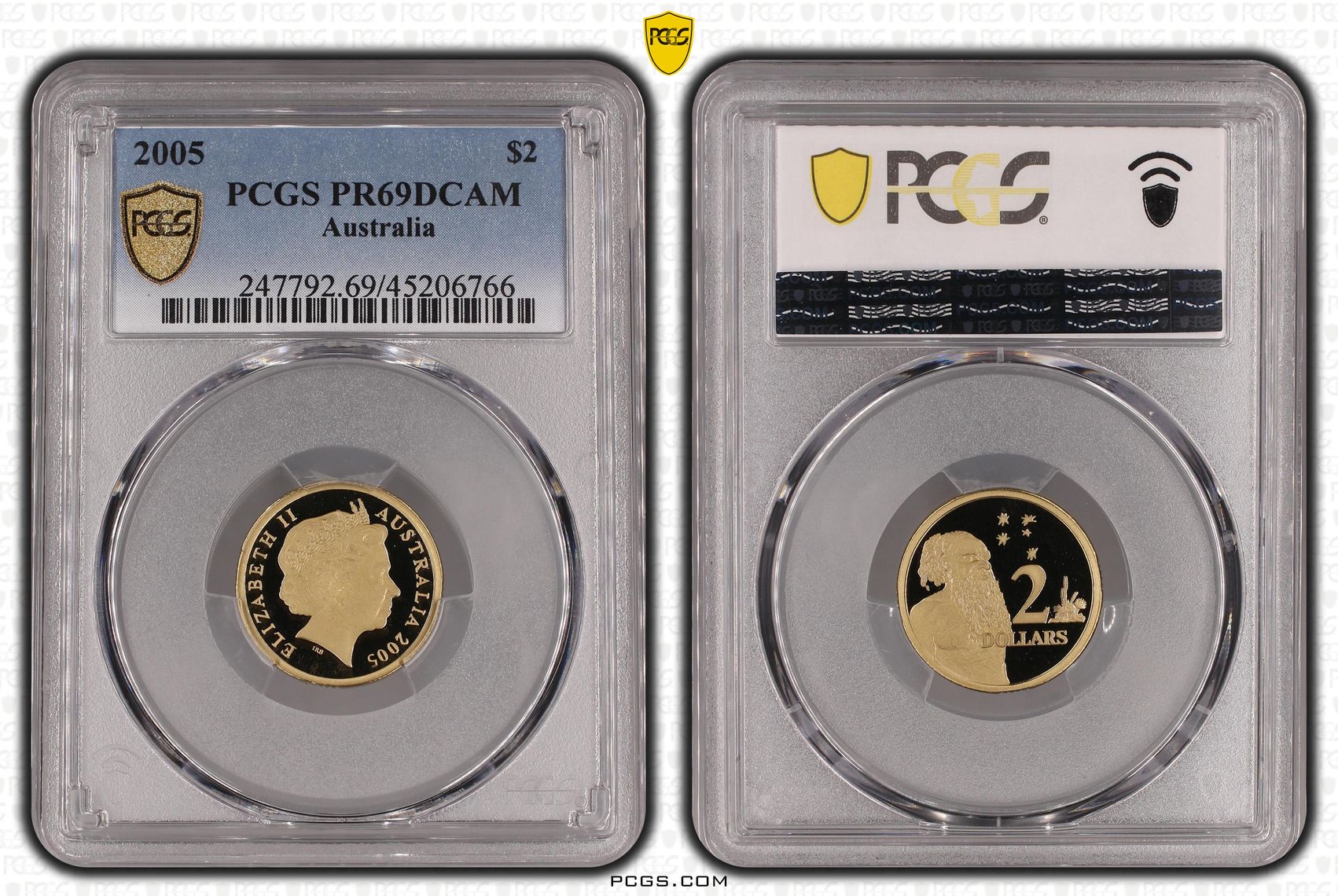 Two Dollar, 2005, PCGS PR69DCAM
