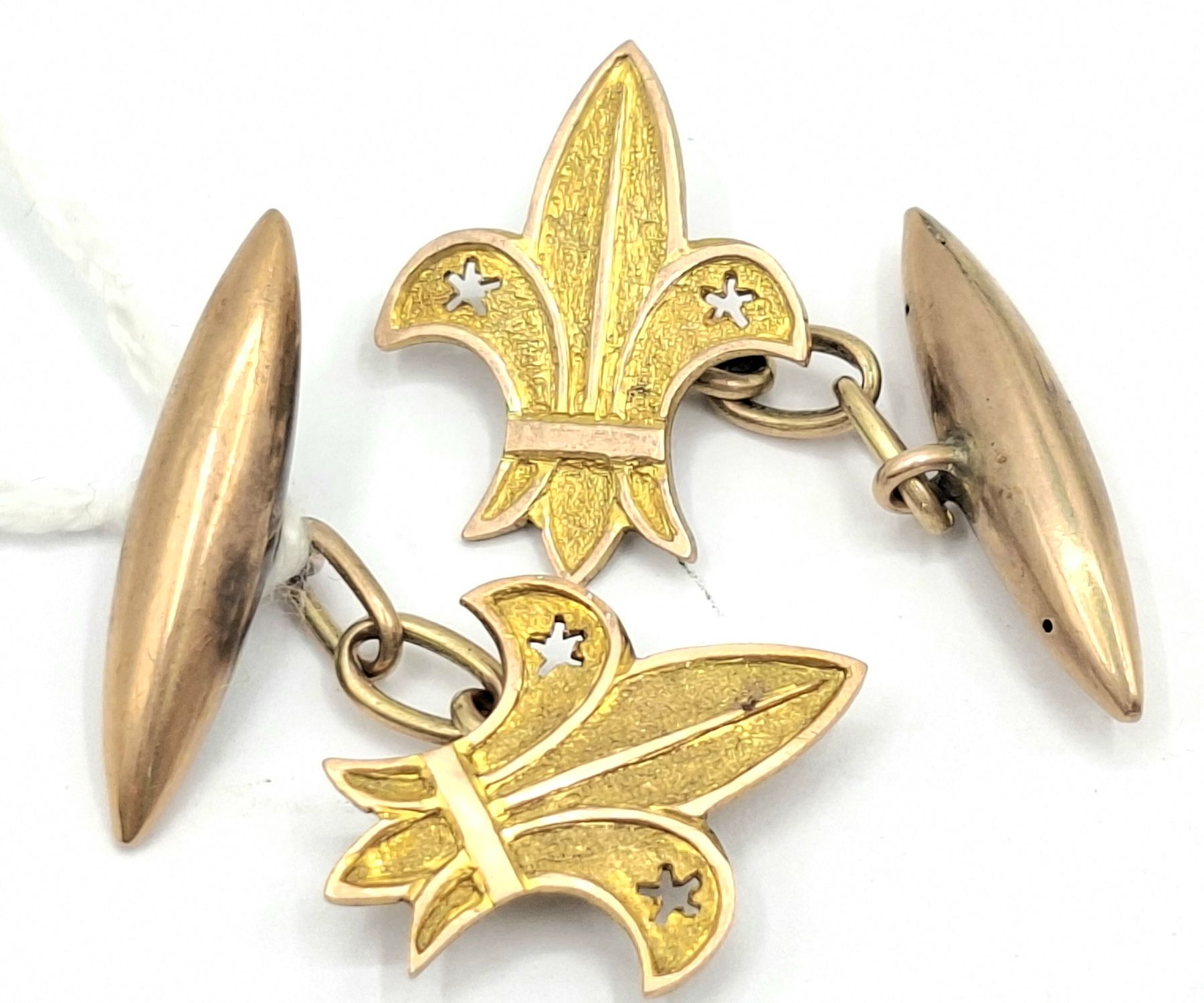 1116 · 9CT GOLD CUFFLINKS