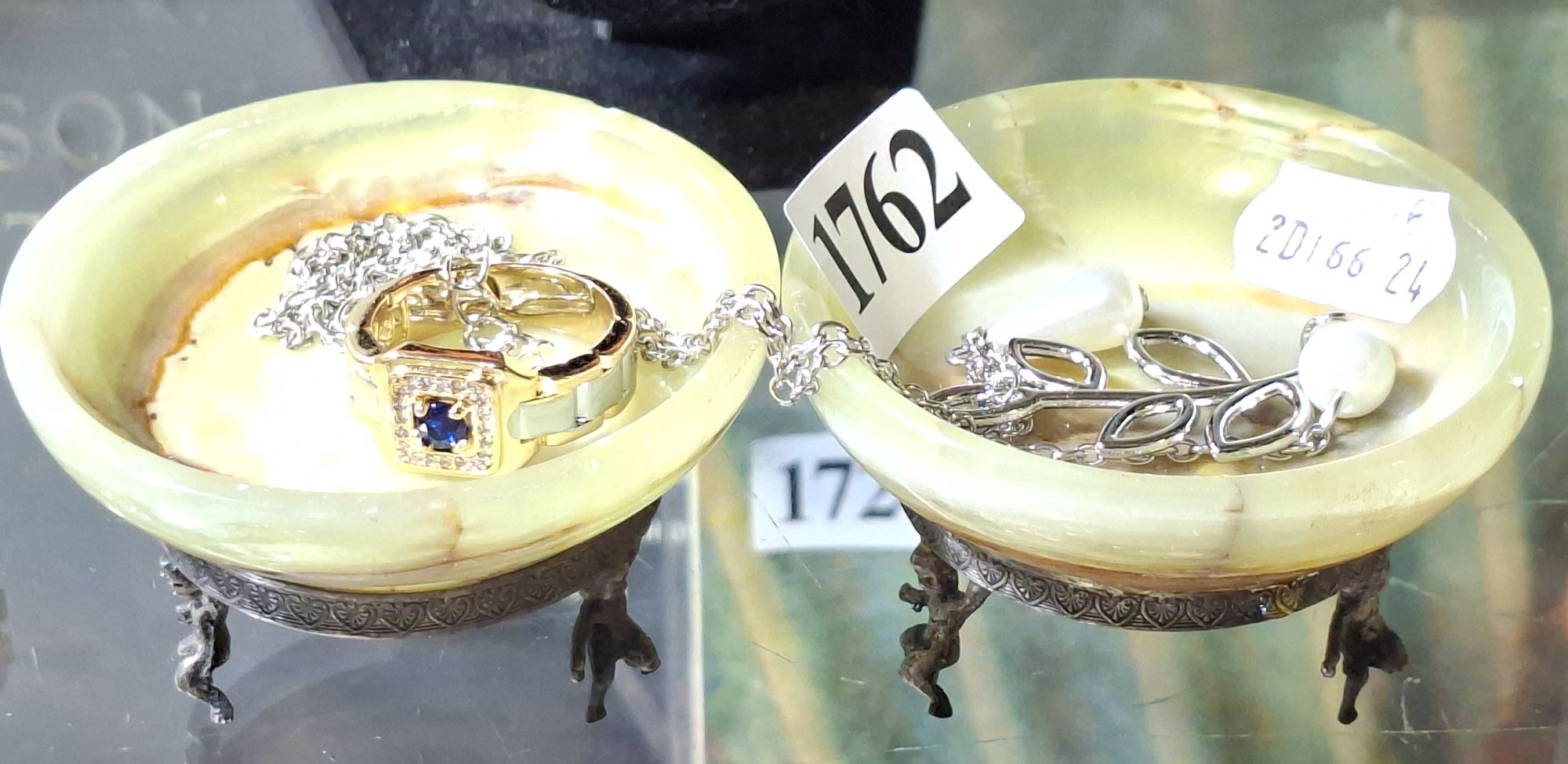 Costume Jewellery And Salt Dishes