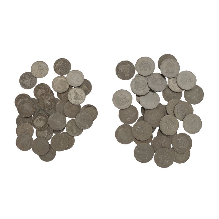 Accumulation, Elizabeth II, Twenty Cents & Fifty Cents, 2012