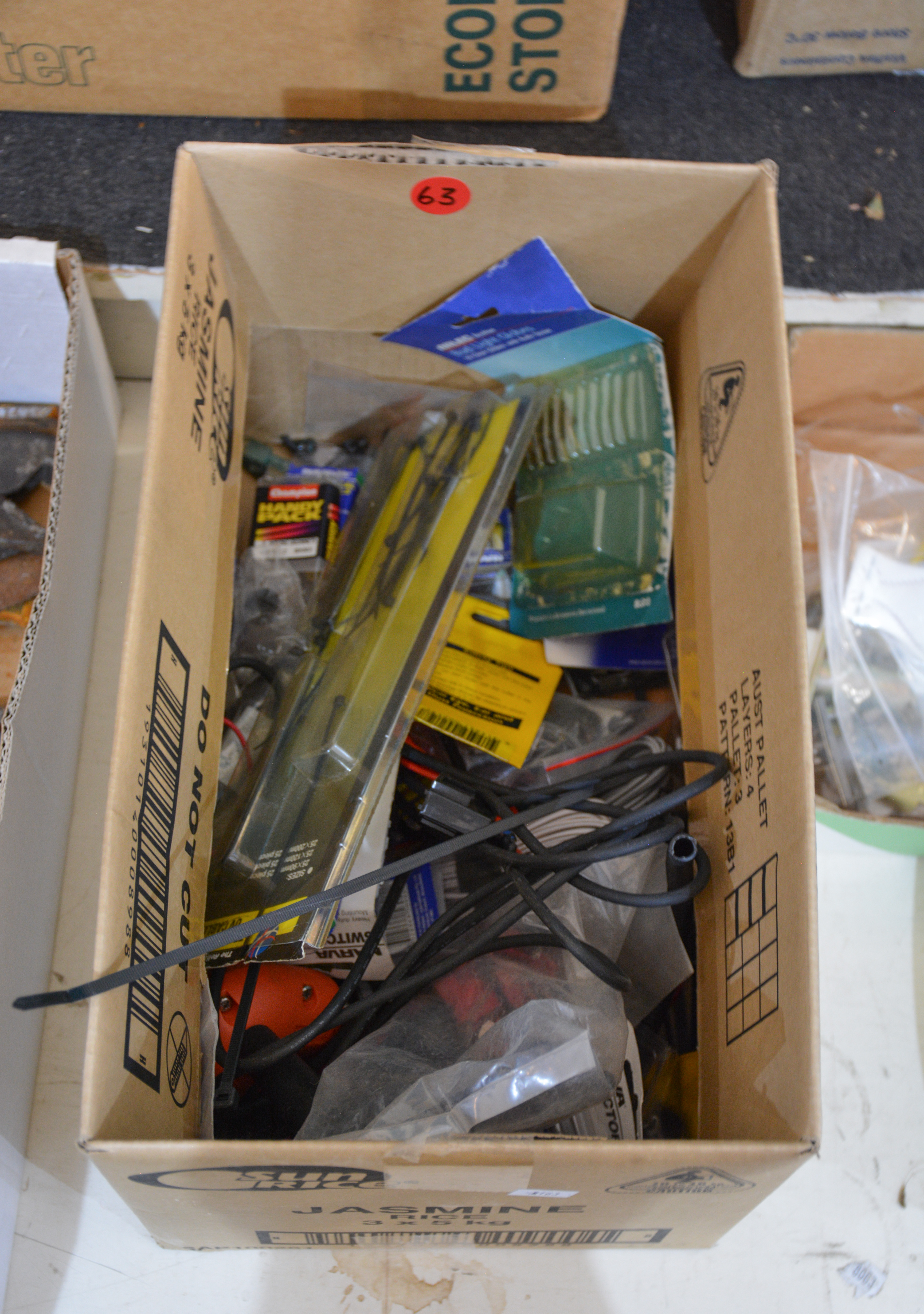 Box of Electrical Components etc — sold at auction in New Zealand for $15