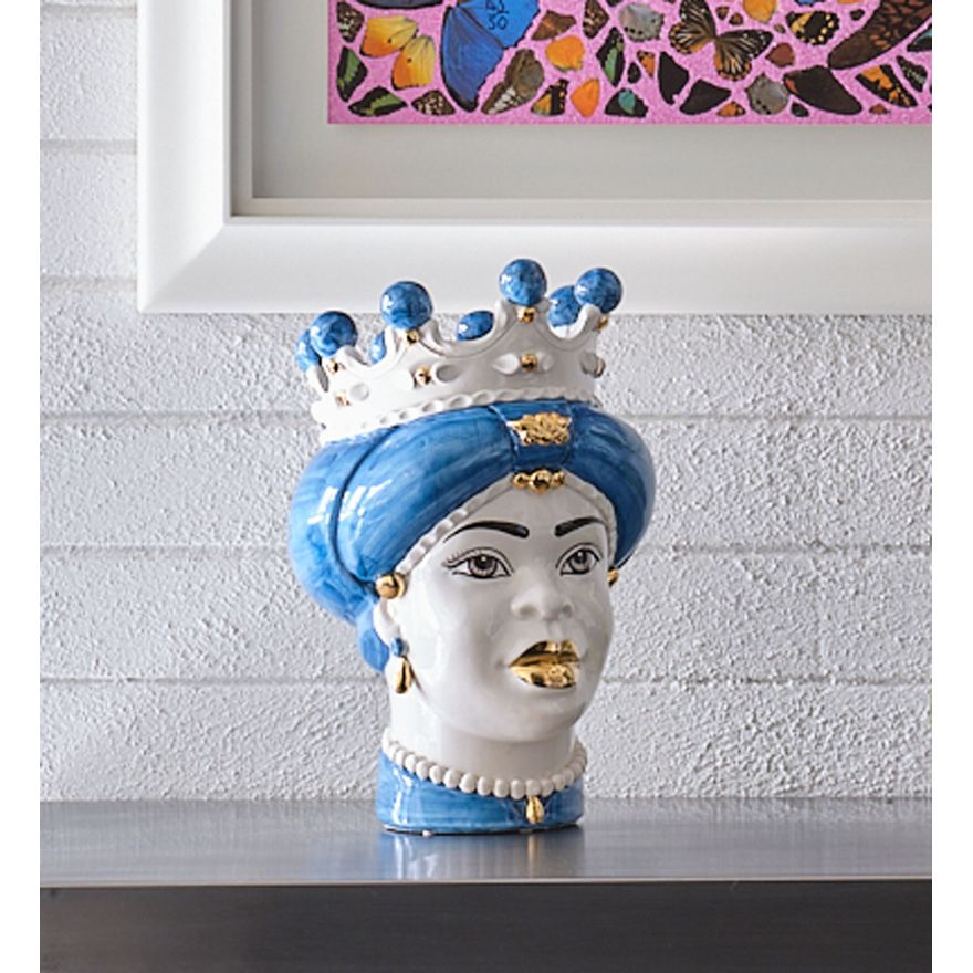 Abhika 'Traditional Moor head-shaped vase'