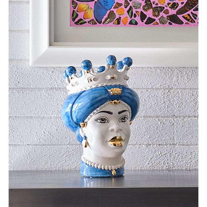 Abhika 'Traditional Moor head-shaped vase'