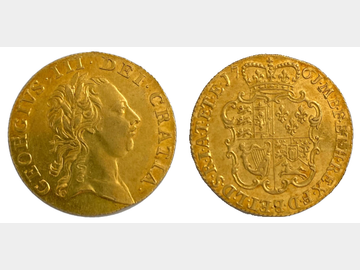 1761 RARE GEORGE III FIRST PORTRAIT GOLD GUINEA