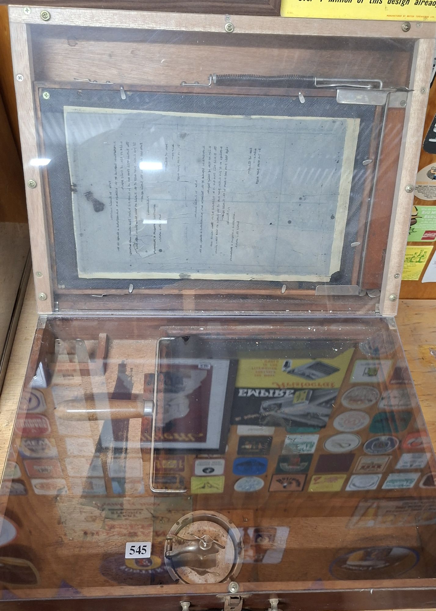 Antique Printer Press