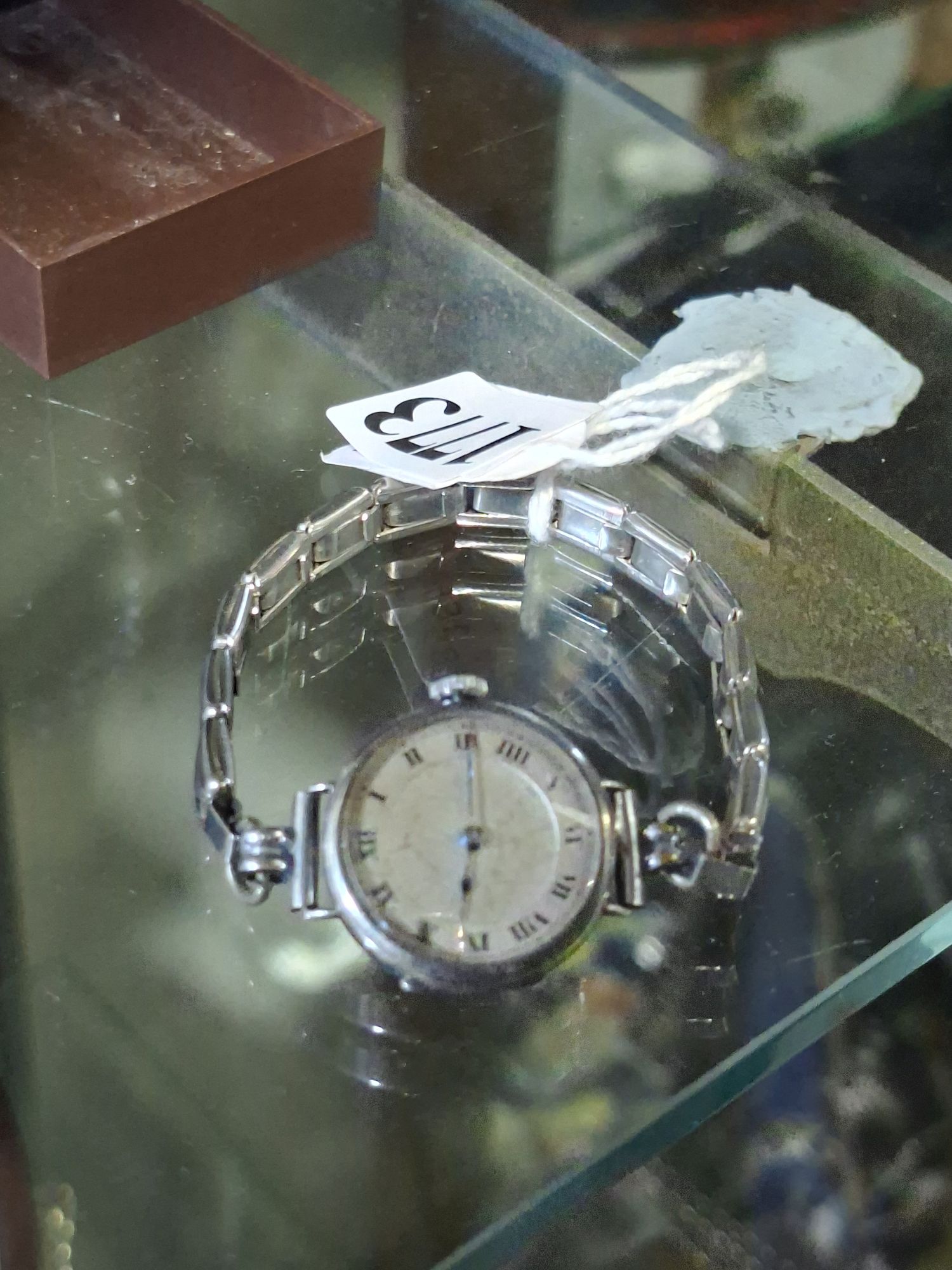 Ladies Silver Wrist Watch