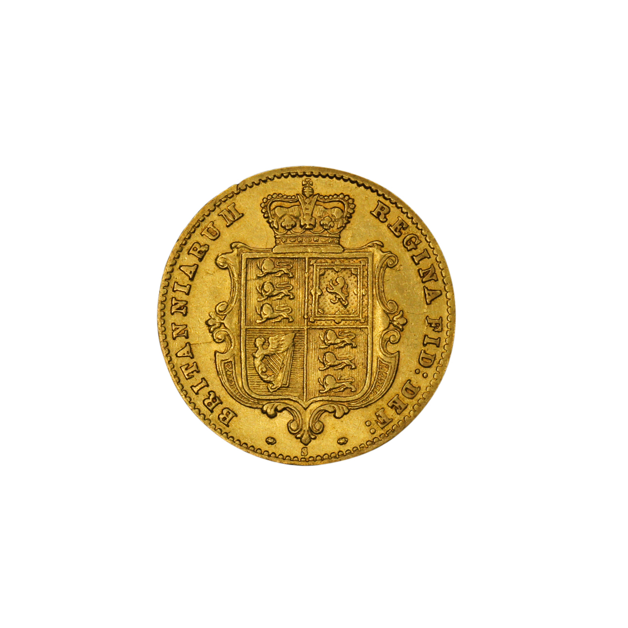 1172. · Victoria, Half Sovereign, 1871-S, VF