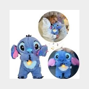 Stitch Angel - Soothe Snuggle Interactive Breathing Plushy - Stitch Blue - 0 to 99 years All Ages 51745/26369