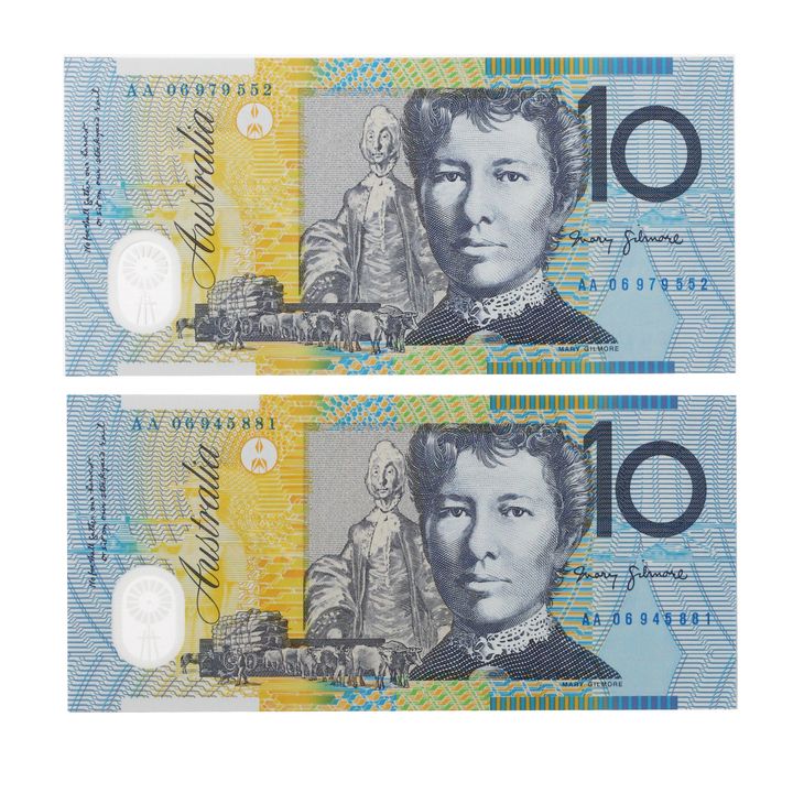 First Prefix - MacFarlane/Henry, Ten Dollar, 2006 Uncirculated