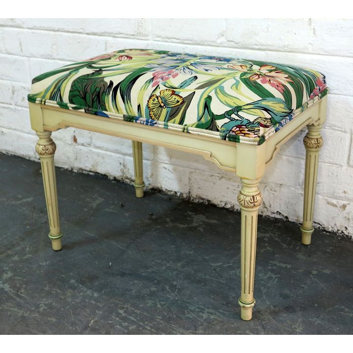 UPHOLSTERED DRESSING TABLE STOOL,