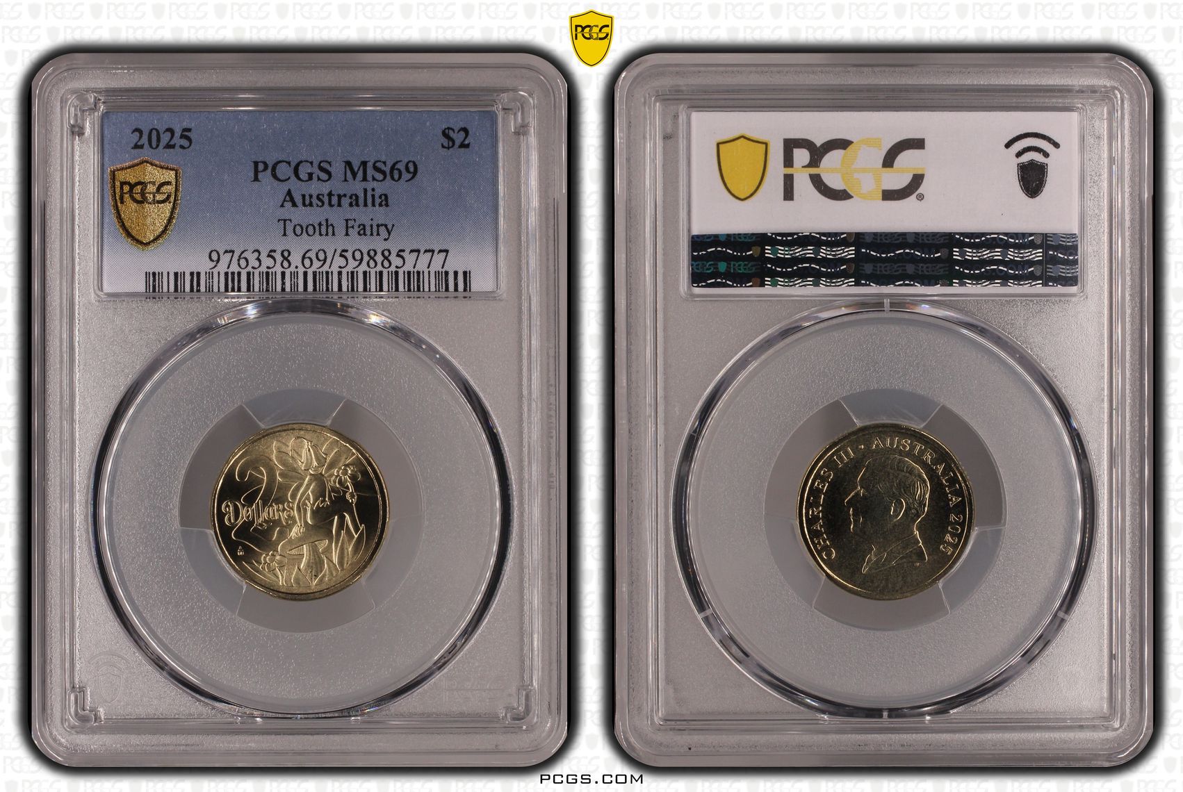 Tooth Fairy, Two Dollar, 2025, PCGS MS69