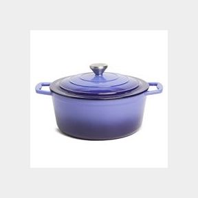 George Mason 4.7L Cast Iron Casserole Blue Enamel |